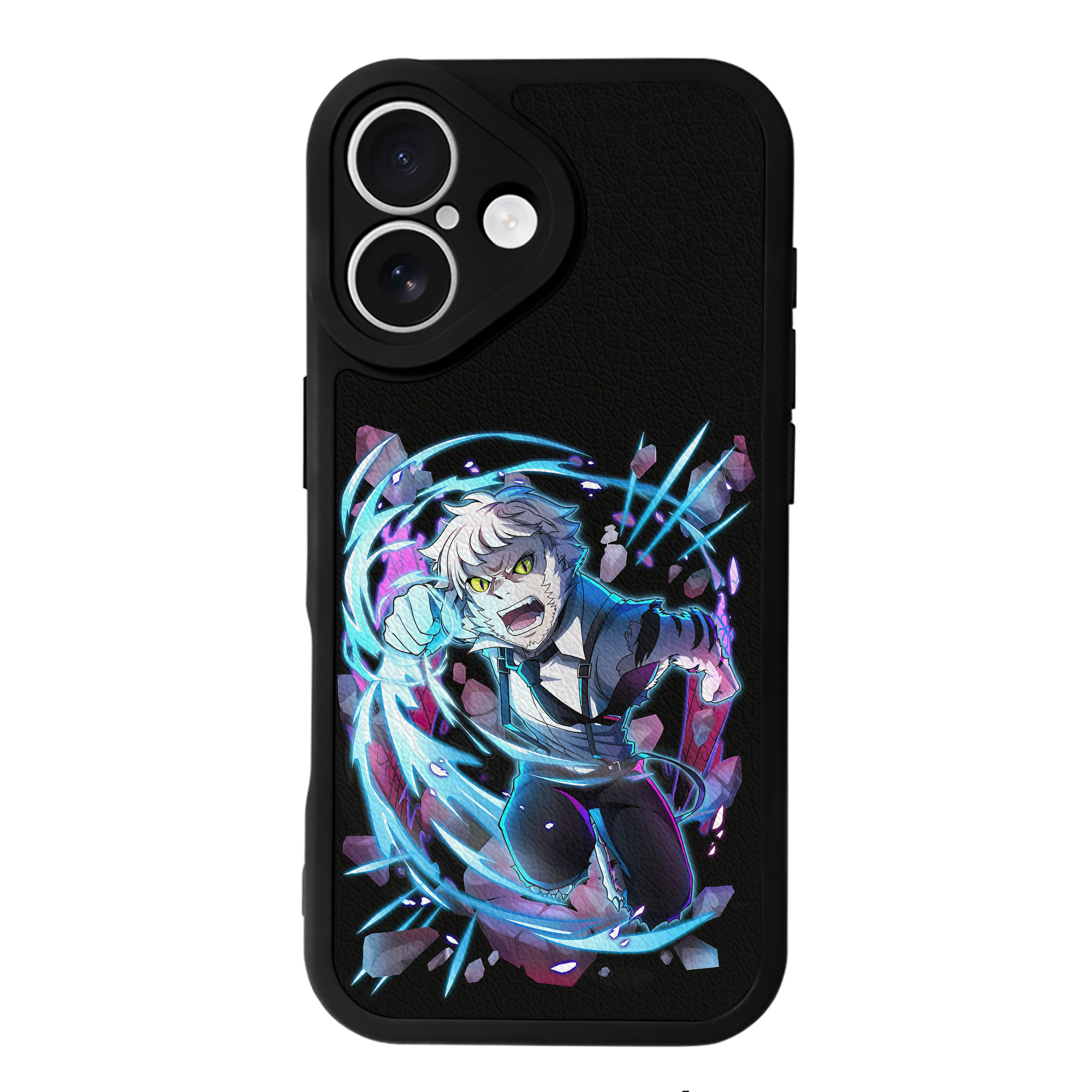 （画像用） 文豪ストレイドッグス Bungo Stray Dogs 【iPhone 16シリーズ対応】シリコンスマホケース（レザー調） 材質：シリコン
